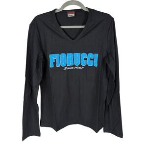 Fiorucci Mens Logo Graphic T Shirt Italian Streetwear Y2K Casual M